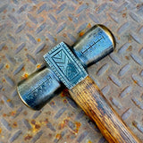 3.5 pound decorated rounding hammer