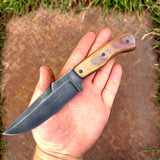 4 3/4" hunter - tan micarta