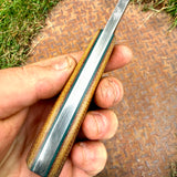 4 3/4" hunter - tan micarta