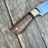 Drop point hunting knife