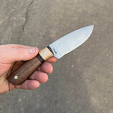 Drop point hunting knife