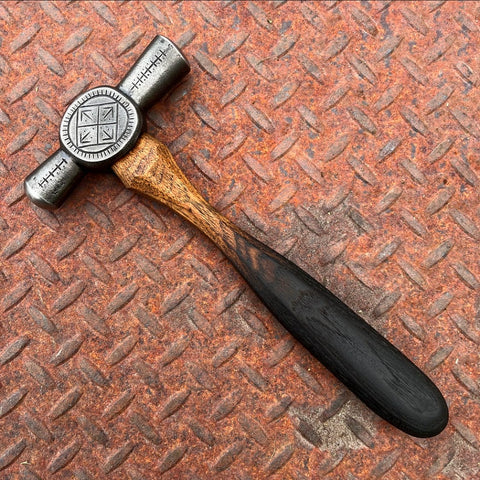 1.3 pound decorated bench (tinkerer) hammer
