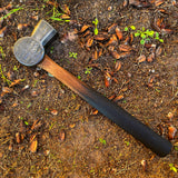 2.75 pound decorated bladesmiths hammer